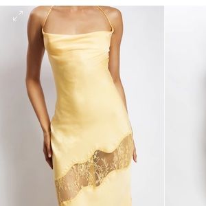 MESHKI CHANDRA DRESS IN LEMON